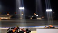 March 20, 2022 Ferrari's Carlos Sainz Jr. in action during the race REUTERS/Thaier Al-Sudani


