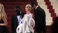 Kim Kardashian and Pete Davidson. Reuters/Brendan Mcdermid
