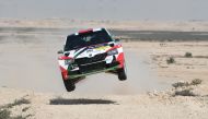 Abdullah Al Rawahi drives in this file photo.