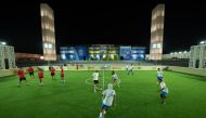 Participants training at the Red Bull Neymar Jr’s five World Final 2022.