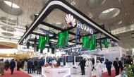  Huawei’s booth at Milipol Qatar.