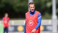 England's Harry Kane during training Reuters/Molly Darlington