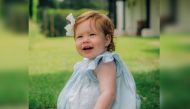 Lilibet Diana Mountbatten-Windsor, daughter of Britain's Prince Harry and Meghan, Duchess of Sussex, reacts in Windsor, Britain June 4, 2022. Misan Harriman/Prince Harry and Meghan, The Duke and Duchess of Sussex 2022/Handout via Reuters
