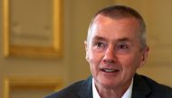 FILE PHOTO: Willie Walsh, Director General of the International Air Transport Association (IATA) speaks to journalists in Paris, France, May 31, 2022. REUTERS/Kevin Coombs/File Photo
