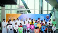 QOC Secretary-General Jassim bin Rashid Al Buenain along with other officials and participants during the event yesterday.