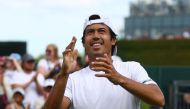 July 2, 2022 Australia's Jason Kubler celebrates after winning his third round match against Jack Sock of the U.S. REUTERS/Hannah Mckay