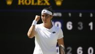 July 7, 2022 Tunisia's Ons Jabeur reacts during her semi final match against Germany's Tatjana Maria REUTERS/Toby Melville