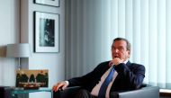 Former German Chancellor Gerhard Schroeder is pictured during an interview with Reuters in his office in Berlin, Germany, November 15, 2018. REUTERS/Fabrizio Bensch

