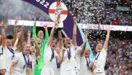 File photo of England team