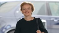 Conservative leadership candidate Liz Truss arrives at Broadcasting House ahead of her appearance on BBC's Sunday with Laura Kuenssberg show in London, Britain September 4, 2022. Reuters/Phil Noble