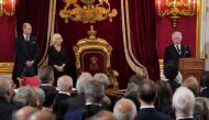 Britain's William, Prince of Wales and Queen Camilla listen as King Charles III speaks during the Accession Council at St James's Palace, in London, Britain September 10, 2022. Jonathan Brady/Pool via Reuters