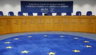  The courtroom of the European Court of Human Rights is seen in Strasbourg, France, on September 11, 2019. File Photo / Reuters
