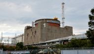 A Russian all-terrain armoured vehicle is parked outside the Zaporizhzhia Nuclear Power Plant during the visit of the International Atomic Energy Agency (IAEA) expert mission in the course of Ukraine-Russia conflict outside Enerhodar in the Zaporizhzhia region, Ukraine, on September 1, 2022. REUTERS/Alexander Ermochenko