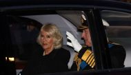 Britain's King Charles and Queen Camilla arrive to Westminster Hall, following the death of Britain's Queen Elizabeth, in London, Britain September 16, 2022. REUTERS/Henry Nicholls
