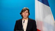 French Foreign Minister Catherine Colonna speaks during a news conference in Berlin on May 24, 2022.  File Photo / Reuters
