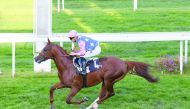 Samlla on his way to victory. Pic: Robert Polin