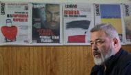 Dmitry Muratov, Nobel Peace Prize laureate and editor-in-chief of the investigative newspaper Novaya Gazeta, in Moscow, Russia, on September 22, 2022. (REUTERS/Evgenia Novozhenina)