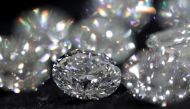 Diamonds are pictured during an official presentation by diamond producer Alrosa in Moscow on Ferbuary 13, 2019.  File Photo / Reuters
