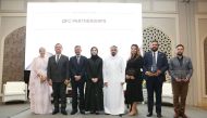 Polish Ambassador to Qatar H E Janusz Janke (2nd left), Indian Ambassador to Qatar H E Deepak Mittal (3rd left), Chief Executive Officer at QFC Yousuf Mohamed Al Jaida (4th right), and Deputy CEO & Chief Business Officer at QFC Sheikha Alanoud Bint Hamad Al Thani (4th left), with other officials, during the meeting. 