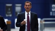 British Chancellor of the Exchequer Jeremy Hunt arrives at the BBC, in London, Britain, on October 15, 2022. REUTERS/Henry Nicholls/File Photo
 