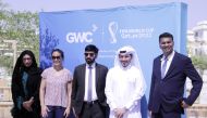 Officials from GWC and Earthna during QSW 2022.
