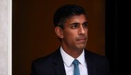 Britain's Prime Minister Rishi Sunak walks outside Number 10 Downing Street, in London, Britain, October 26, 2022. REUTERS/Henry Nicholls
 
