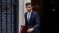 Britain's Prime Minister Rishi Sunak walks outside Number 10 Downing Street, in London, Britain, October 26, 2022. Reuters/Hannah Mckay
