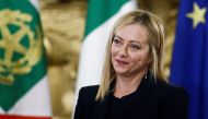 Italy's newly elected Prime Minister Giorgia Meloni looks on during the swearing-in ceremony at the Quirinale Presidential Palace, in Rome, Italy, on October 22, 2022.  File Photo / Reuters