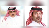 Chairman of QLM Sheikh Saoud bin Khalid bin Hamad Al Thani (left), and CEO of QLM Fahad Al Suwaidi