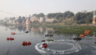 Rescuers conduct search operation after a suspension bridge collapsed on Sunday, in Morbi town in the western state of Gujarat, India, November 1, 2022. REUTERS/Stringer
