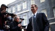  British Chancellor of the Exchequer Jeremy Hunt walks outside Downing Street, in London, Britain, on October 26, 2022. File Photo / Reuters