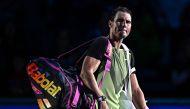 Spain's Rafael Nadal leaves after losing his round-robin match against Canada's Felix Auger-Aliassime on November 15, 2022 at the ATP Finals tennis tournament in Turin. (Photo by Marco BERTORELLO / AFP)