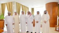  Qatar Chamber and Union of Arab Chamber officials at the 133rd board of directors meeting of the Union of Arab Chambers in the State of Kuwait.