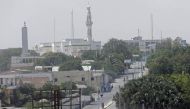 A general view shows a deserted street in front of the Presidential palace in Mogadishu, Somalia, December 28, 2021. File Photo / Reuters
 