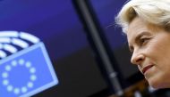 European Commission President Ursula von der Leyen attends the European Parliament plenary session in Brussels, Belgium, on November 9, 2022. File Photo / Reuters