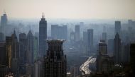 A view of the city skyline in Shanghai, China February 24, 2022. Picture taken February 24, 2022. REUTERS/Aly Song/File Photo 