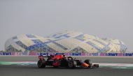 Red Bull’s Max Verstappen in action during the Qatar Grand Prix 2021 at Losail International Circuit.