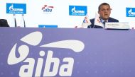 International Boxing Association (AIBA) President Umar Kremlev attends a news conference ahead of the Tokyo 2020 Olympic Games in Lausanne, Switzerland, on June 28, 2021. File Photo / Reuters