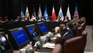 A general view during the FIFA Council Meeting in Doha, yesterday.