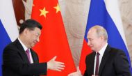 File photo: Russian President Vladimir Putin and his Chinese counterpart Xi Jinping during a meeting in Moscow, Russia, June 5, 2019. (REUTERS/Evgenia Novozhenina)

