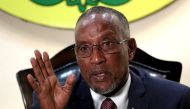  Muse Bihi Abdi of Somaliland speaks during a news conference on October 10, 2018. Picture taken October 10, 2018. File Photo / Reuters