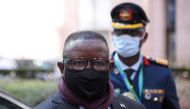 Sierra Leone's President Julius Maada Bio arrives for the first day of a European Union- African Union summit at the European Council building in Brussels, Belgium, on February 17, 2022. File Photo / Reuters
