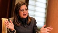 Egypt's Minister of Planning Hala al-Said speaks on the country's economic outlook and post-COVID-19 recovery during an interview with Reuters at her office in Cairo, Egypt, January 24, 2022. Picture taken on January 24, 2022. File Photo / Reuters