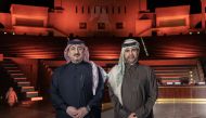 Ahlibank and Katara Cultural Village officials at the partnership event.