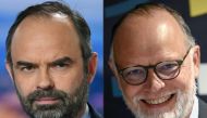 This combination of file pictures created on February 3, 2023 shows then French Prime Minister Edouard Philippe (left) posing at the French TV channel TF1 studios in Boulogne-Billancourt, on January 7, 2019 and former French prime minister Edouard Philippe (right) posing while visiting the 'Village de Saint-Malo' in Saint-Malo, western France on November 3, 2022. (Eric Feferberg and Loic Venance / AFP)