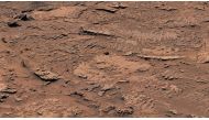 This handout image taken by NASA's Curiosity Mars rover and released on February 8, 2023, shows a close-up of the rippled textures that was created billions of years ago as waves flowed upon a shallow lake. Photo by Handout / NASA/JPL-Caltech/MSSS / AFP