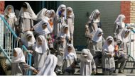 Representative image: Iranian schoolgirls are pictured in the capital Tehran. (Atta Kenare /AFP file photo)