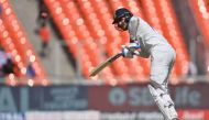 India's Shubman Gill plays a shot during the third day of the fourth and final Test cricket match between India and Australia at the Narendra Modi Stadium in Ahmedabad on March 11, 2023. (Photo by Punit PARANJPE / AFP)