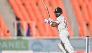 India's Virat Kohli plays a shot during the third day of the fourth and final Test cricket match between India and Australia at the Narendra Modi Stadium in Ahmedabad on March 11, 2023. (Photo by Punit Paranjpe / AFP)