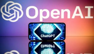 In this file photo taken on January 23, 2023 in Toulouse, southwestern France, shows screens displaying the logos of OpenAI and ChatGPT. Photo by Lionel BONAVENTURE / AFP